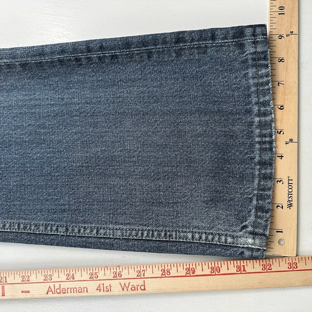 Y2K Levi’s 527 Boot Cut Jeans Men’s Fits 36x32 Blue Distressed Cowboy Whiskered